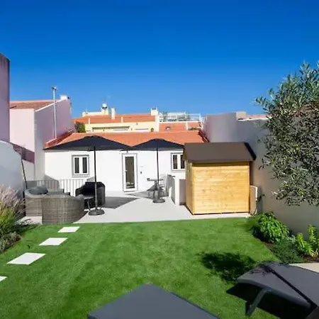 Pool-lisbon City Centre-garden-wifi-1d Apartment